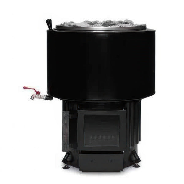 Narvi Luosto VS Wood-Burning Sauna Stove, Watertank, 16kW
