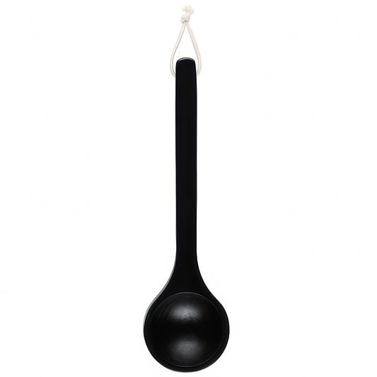 4Living Sauna Ladle - Sauna Ladle, Black Pine Wood