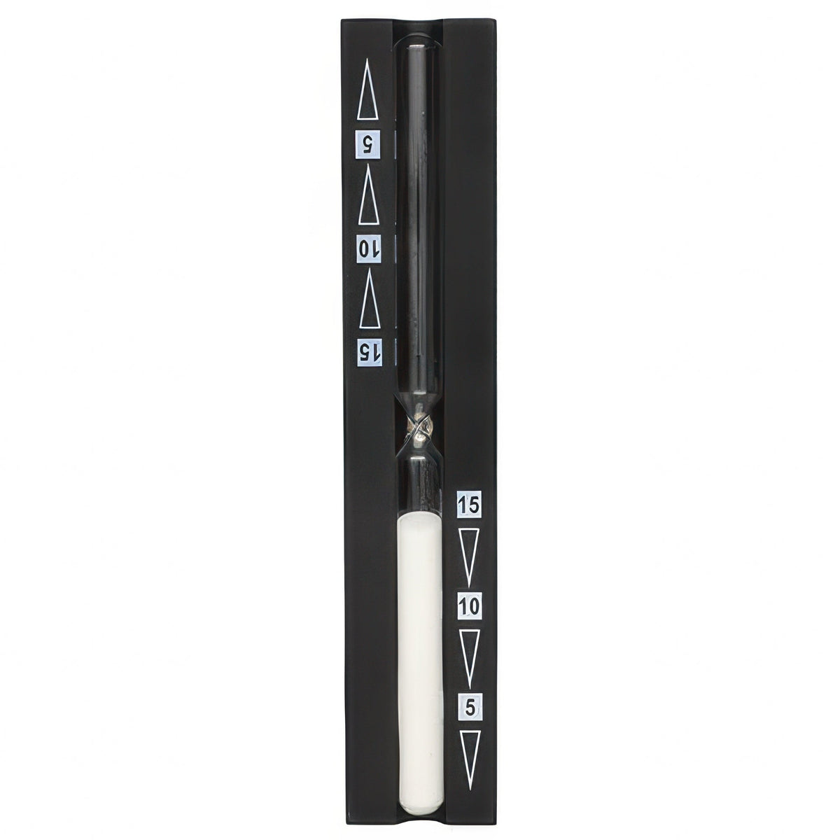 4Living Sand Timer - Timer, Sand, 15 Minute, Black Pine