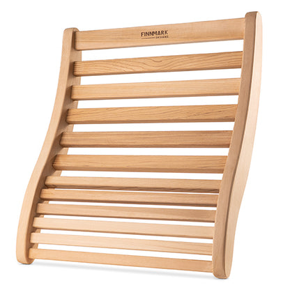 Finnmark Curve - Canadian Red Cedar Ergonomic S-Shape Sauna Backrest