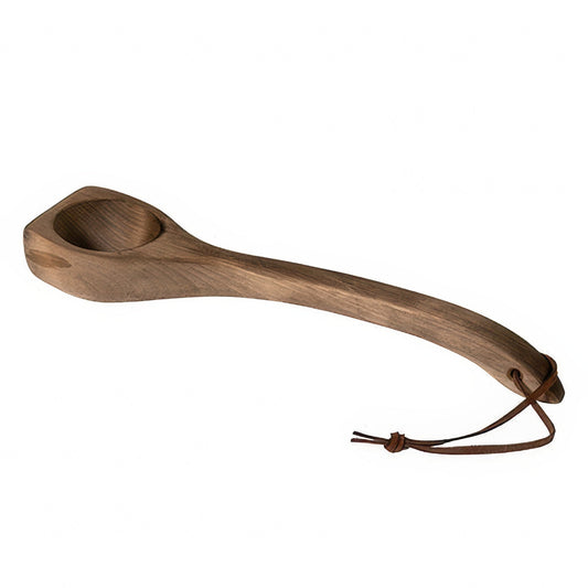 PROSAUNAS Wood Ladle - Wood Sauna Ladle, Oiled Birch