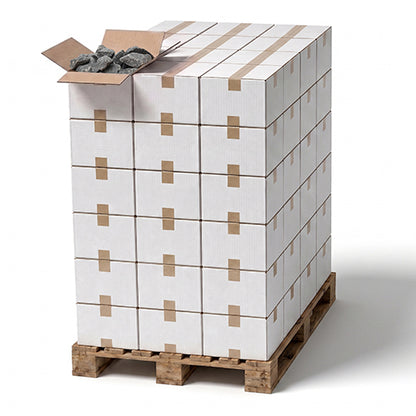 Pro Saunas 60 Cases, 20kg per Case, Split-Face 10-15cm Sauna Stones, Pallet