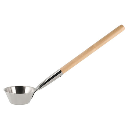 Rento Harri Koskinen Sauna Ladle - Sauna Ladle, Stainless Steel w/ Birch Wood Handle