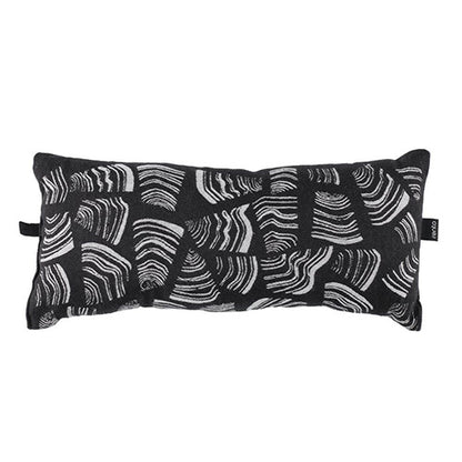 Rento Pino Sauna Pillow - Pillow, 100% Cotton, Coal Black, 20" x 9"