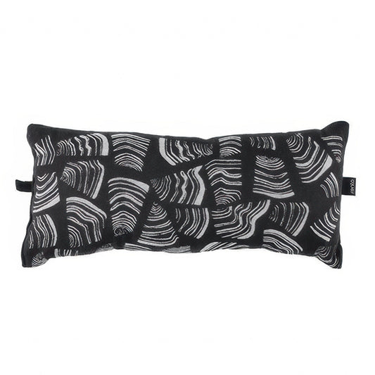Rento Pino Sauna Pillow - Pillow, 100% Cotton, Coal Black, 20" x 9"