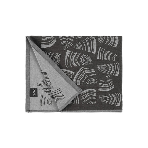 Rento Pino Sauna Seat Cover - Seat Cover, 100% Cotton, Coal Black, 20" x 24"