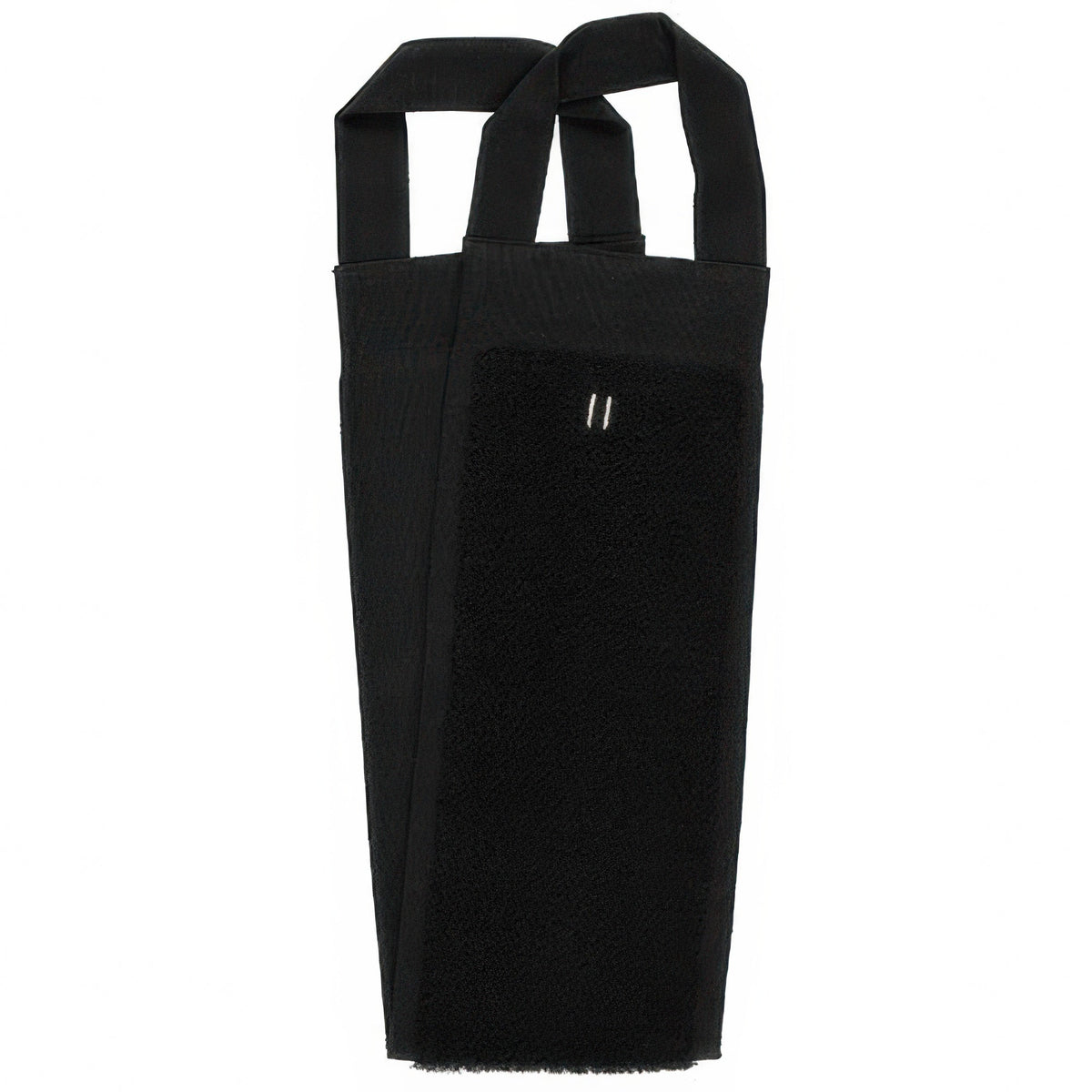Rento Back Washer - Back Washer, Linen Terry, Black, 6" x 28" — view 2