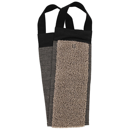 Rento Back Washer - Back Washer, Linen Terry, Brown, 6" x 28"