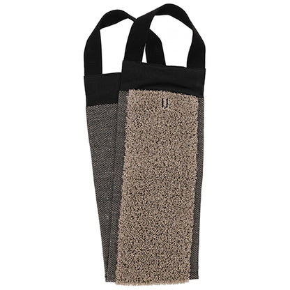 Rento Back Washer - Back Washer, Linen Terry, Brown, 6" x 28"
