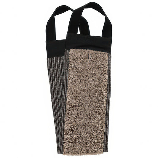 Rento Back Washer - Back Washer, Linen Terry, Brown, 6" x 28"