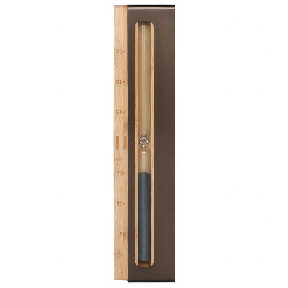 Rento Sand Timer - 15-Minute Sauna Sand Timer, Bamboo and Aluminum