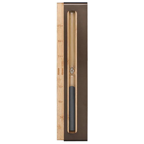 Rento Sand Timer - 15-Minute Sauna Sand Timer, Bamboo and Aluminum