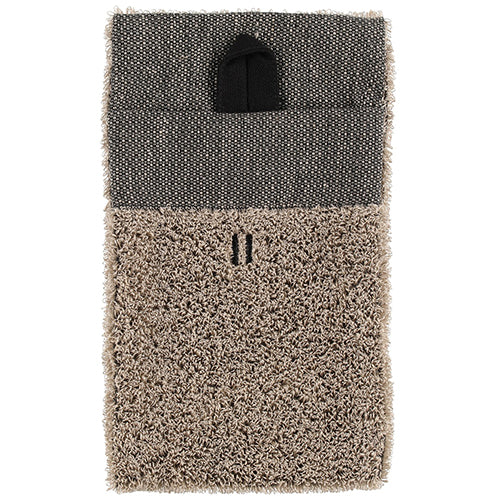 Rento Wash Mitten - Sauna Wash Mitten, Brown, Terry Linen, Double-Lined, 6" x 10"