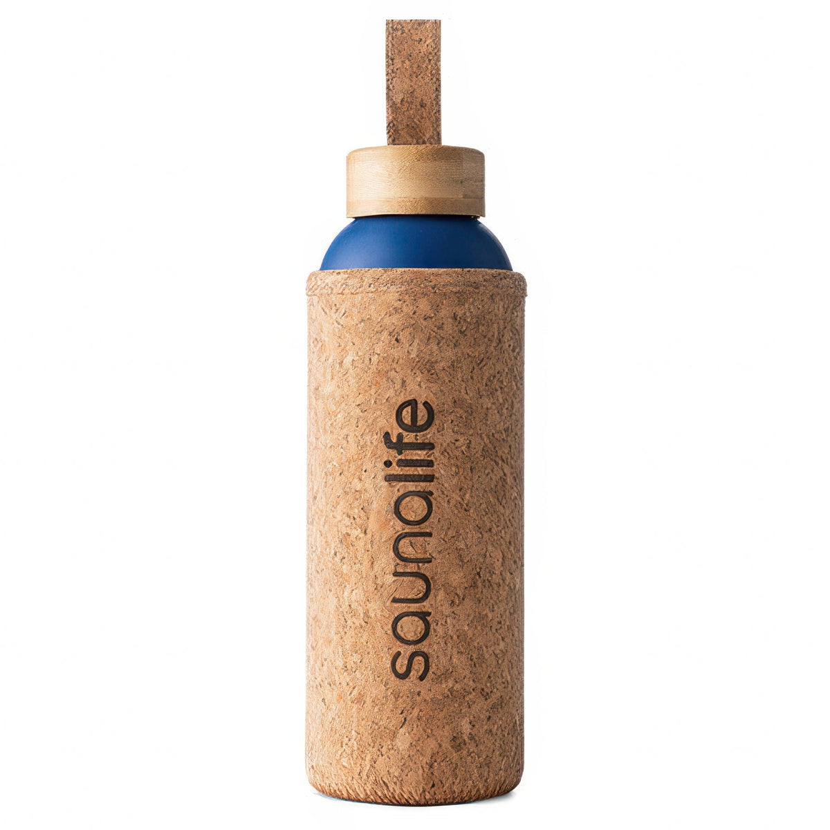 SaunaLife Insulated Water Bottle 1000ml - Double-Wall Stainless w/ Cork-Neoprene Exterior Sleeve - view 3