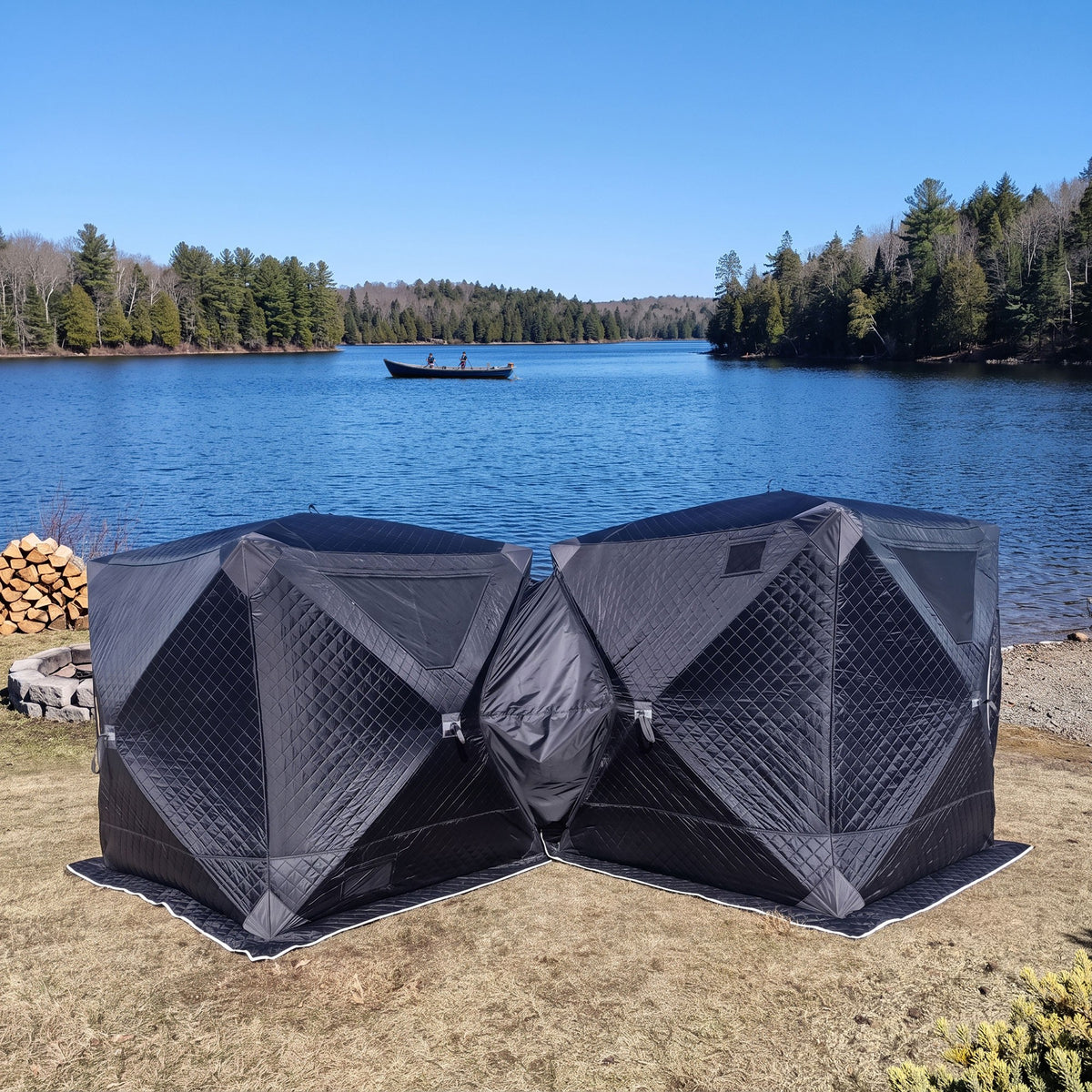 SaunaLife SaunaTrekker Tent Connector - Zip-In Insulated Tent Connection