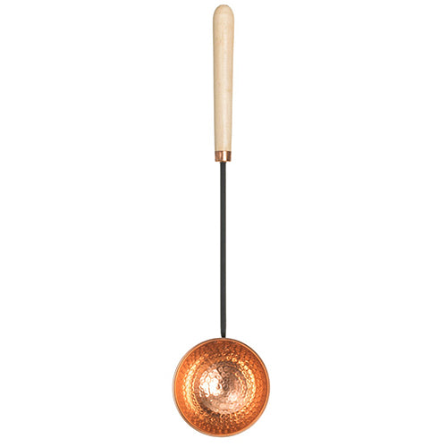 4Living Collection Sauna Ladle - Sauna Ladle, Copper, Wooden Handle, 19" — view 2
