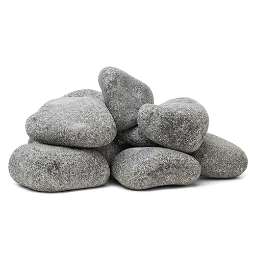 Pro Saunas 60 Cases, 20kg per Case, Rounded 10-15cm Sauna Stones, Pallet — view 2