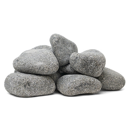 Pro Saunas 60 Cases, 20kg per Case, Rounded 10-15cm Sauna Stones, Pallet — view 2