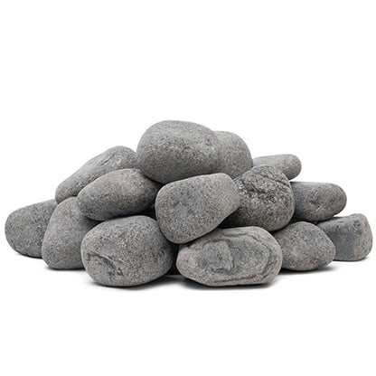 Pro Saunas 72 Cases, 15kg per Case, Rounded 5-10cm Sauna Stones, Pallet — view 2