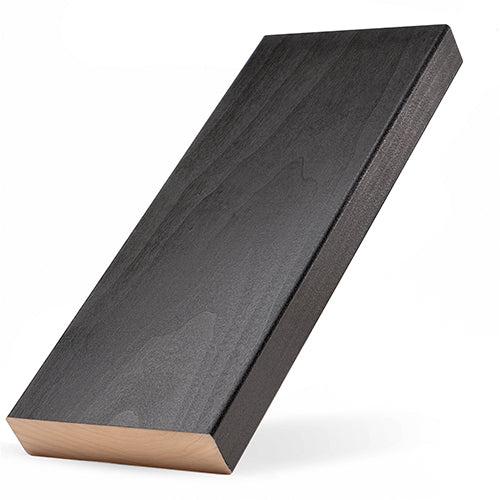 PROSAUNAS Aspen Midnight Black 2x5 (28mm x 120mm) S4SEE SHP - Sauna Wood, Smooth 4 Sides Eased Edges, SHP Profile, Bench Material — view 5