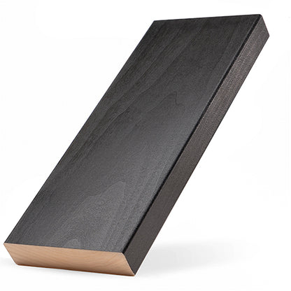 PROSAUNAS Aspen Midnight Black 2x5 (28mm x 120mm) S4SEE SHP - Sauna Wood, Smooth 4 Sides Eased Edges, SHP Profile, Bench Material — view 5