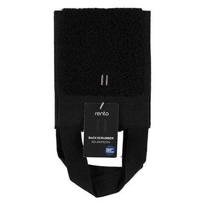 Rento Back Washer - Back Washer, Linen Terry, Black, 6" x 28" — view 3