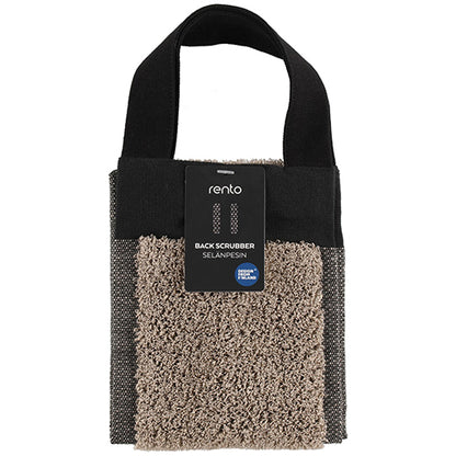 Rento Back Washer - Back Washer, Linen Terry, Brown, 6" x 28" — view 3
