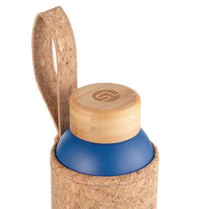 SaunaLife Insulated Water Bottle 1000ml - Double-Wall Stainless w/ Cork-Neoprene Exterior Sleeve - view 5