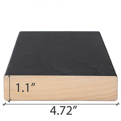 PROSAUNAS Aspen Midnight Black 2x5 (28mm x 120mm) S4SEE SHP - Sauna Wood, Smooth 4 Sides Eased Edges, SHP Profile, Bench Material — view 4