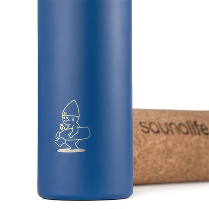 SaunaLife Insulated Water Bottle 600ml - Double-Wall Stainless w/ Cork-Neoprene Exterior Sleeve - view 6