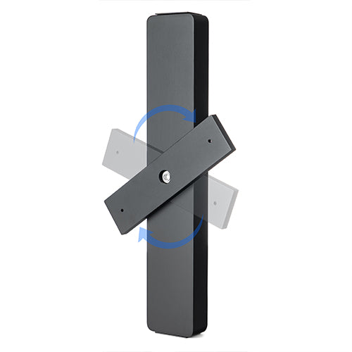 SaunaLife Sand Timer, black aluminum and bamboo