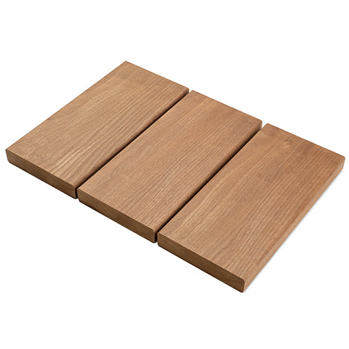 PROSAUNAS Thermo-Aspen 2x6 (28mm x 140mm) S4SEE SHP - Sauna Wood, Thermally-Modified, Smooth 4 Sides Eased Edges, SHP Profile, Bench Material — view 3