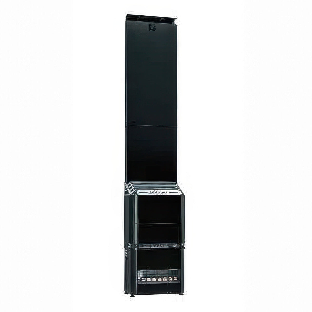 Saunum AIR 5 Sauna Heater - Air Series, 4.8kW Sauna Heater w/Climate Equalizer, Black