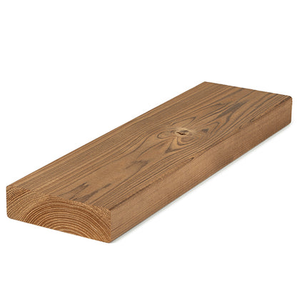 PROSAUNAS Thermo-Spruce 2x4 (26mm x 90mm) S4SEE SHP - Sauna Wood, Thermally-Modified, Smooth 4 Sides Eased Edges, SHP Profile, Bench Material