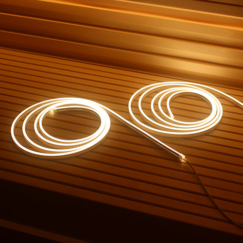 PROSAUNAS Universal Sauna Light Kit with Two 10-Ft Flexible LED Strips - White Light Flexible IP67 LED Strip, Dual 10FT — view 5