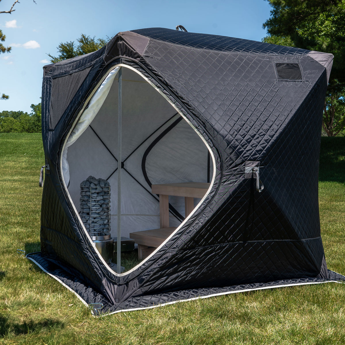 SaunaLife SaunaTrekker - Portable Insulated Sauna Tent, Up to 4 Persons - view 12
