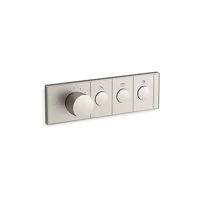 Kohler Anthem Three-Outlet Recessed Mechanical Thermostatic Valve Control — view 3