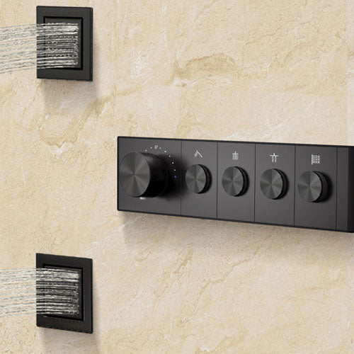 Kohler Anthem Three-Outlet Recessed Mechanical Thermostatic Valve Control — view 2