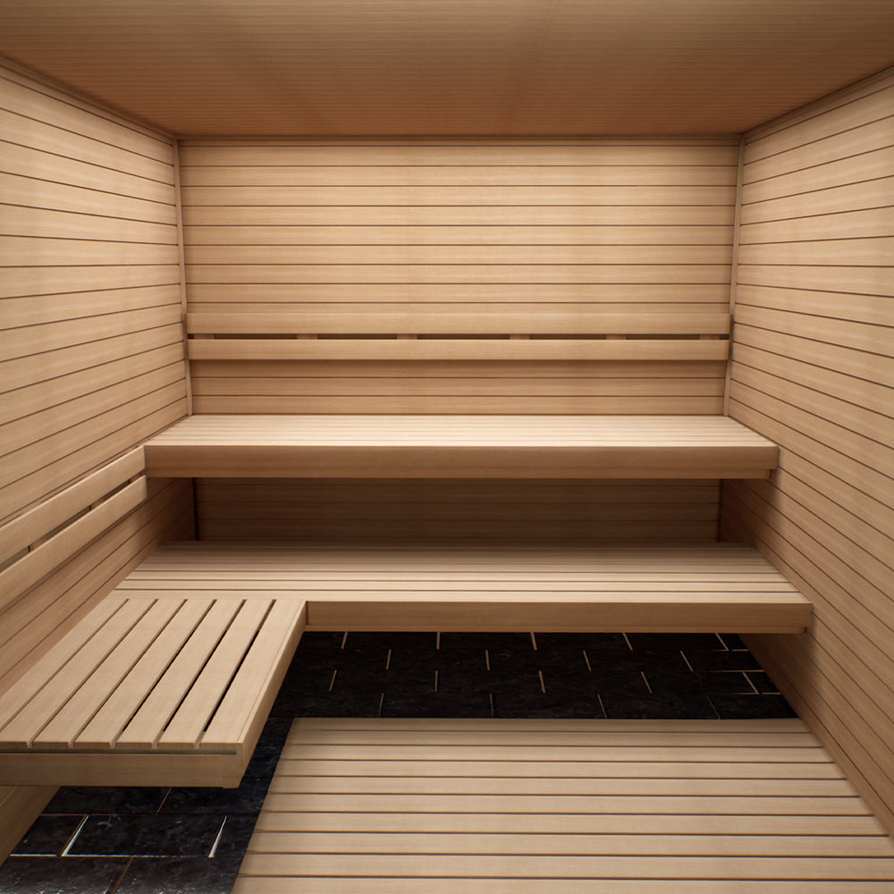 Hotass Saunas HAS Sauna Wood Package 7x7