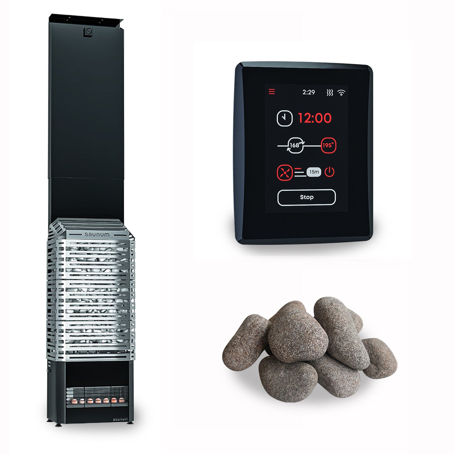 Saunum Air 7 Sauna Heater Package - Air Series, 7kW Sauna Heater Package