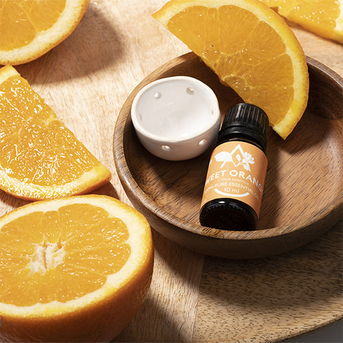 Saunum Aroma Oil Set - Sweet Orange Aroma Oil with Reservoir, 10 mL — view 2