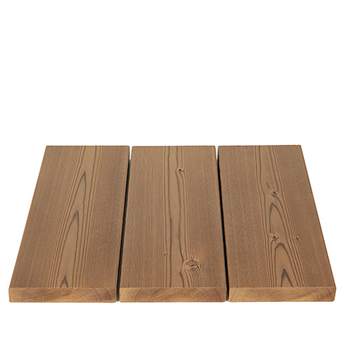 PROSAUNAS Thermo-Spruce 2x6 (26mm x 140mm) S4SEE SHP - Sauna Wood, Thermally-Modified, Smooth 4 Sides Eased Edges, SHP Profile, Bench Material — view 3