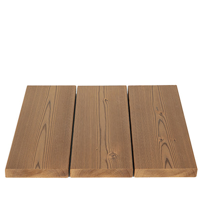 PROSAUNAS Thermo-Spruce 2x6 (26mm x 140mm) S4SEE SHP - Sauna Wood, Thermally-Modified, Smooth 4 Sides Eased Edges, SHP Profile, Bench Material — view 3