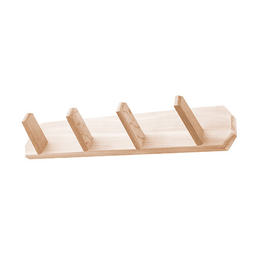 Scandia 4-Peg Cedar Towel Hanger