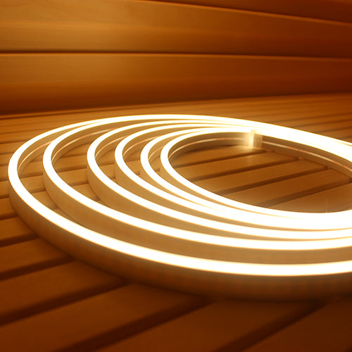 PROSAUNAS Universal Sauna Light Kit with 16-Ft Flexible LED Strip - White Light Flexible LED Strip, 16FT