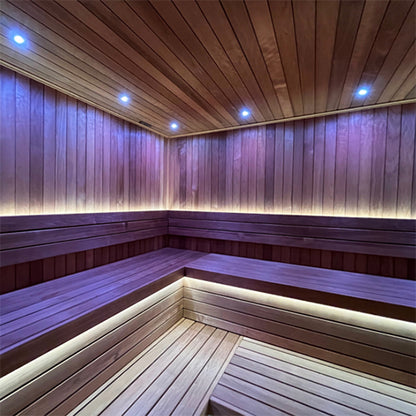 PROSAUNAS Universal Sauna Light Kit with Two 10-Ft Flexible LED Strips - White Light Flexible IP67 LED Strip, Dual 10FT — view 4