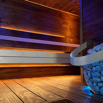 PROSAUNAS Universal Sauna Light Kit with Two 10-Ft Flexible LED Strips - White Light Flexible IP67 LED Strip, Dual 10FT — view 2