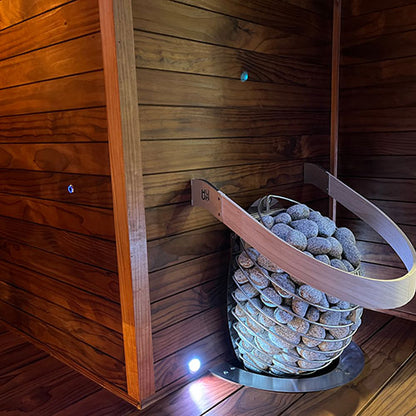 PROSAUNAS Thermo-Radiata Pine 1x4 (15mm x 90mm) T&G STS4 - Sauna Wood, Thermally-Modified, Tongue & Groove, STS4 Profile, Nickel-Gap, Wall Material — view 3