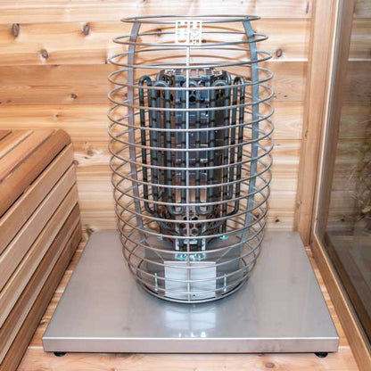 Stainless steel installation base, side profile