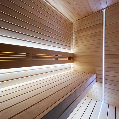 PROSAUNAS Universal Sauna Light Kit with 16-Ft Flexible LED Strip - White Light Flexible LED Strip, 16FT — view 2